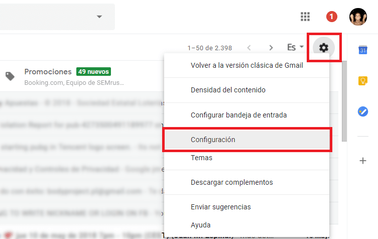 como ver tu correo electrónico sin conexión a internet