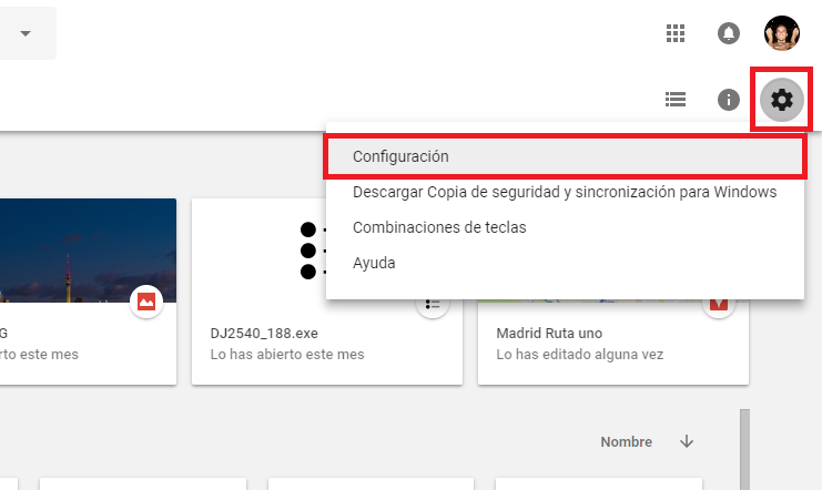 desconectar aplicaciones de terceros de tu cuenta de Google Drive