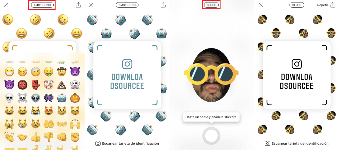 nuevas tarjetas de identificacion de instagram