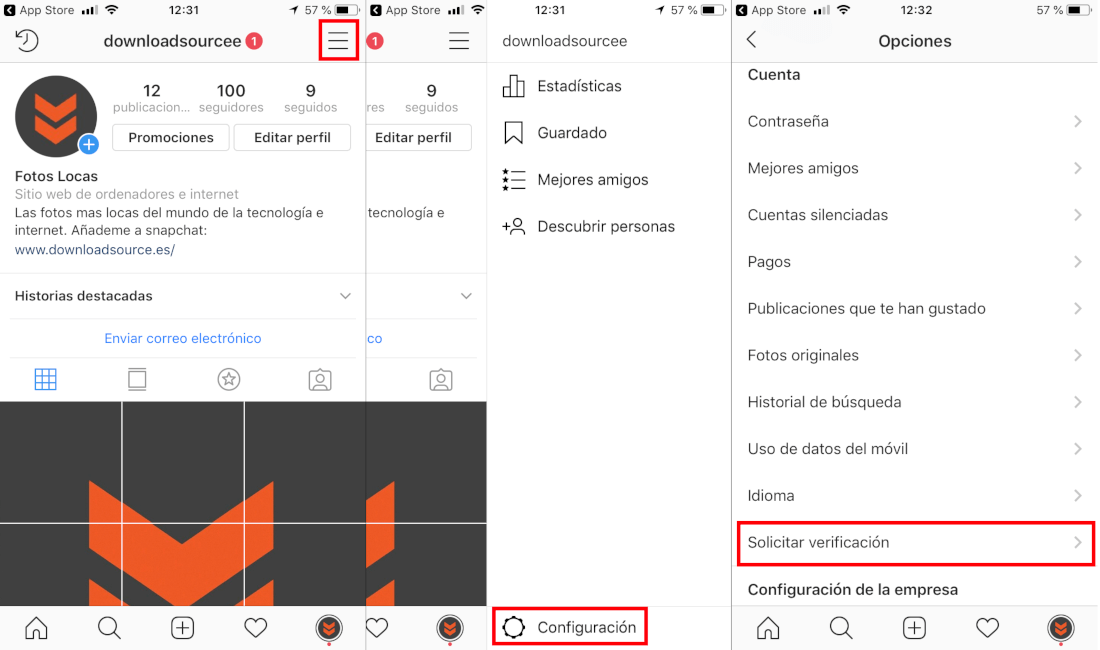 poner el tic de verificacion en instagram