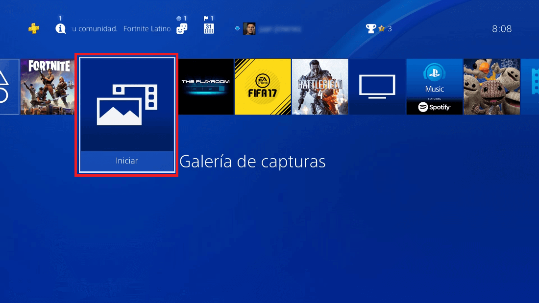 PS4 te permite transferir tus capturas de pantalla y videoclips de PS4 a una memoria USB