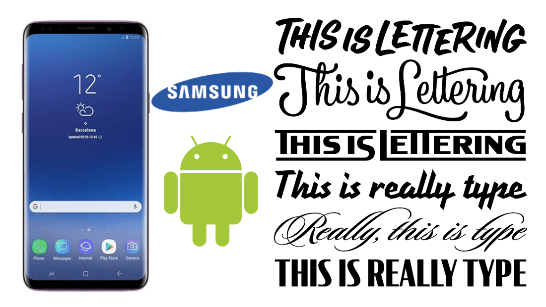 Como cambiar el tipo de fuente de tu teléfono Samsung con Android