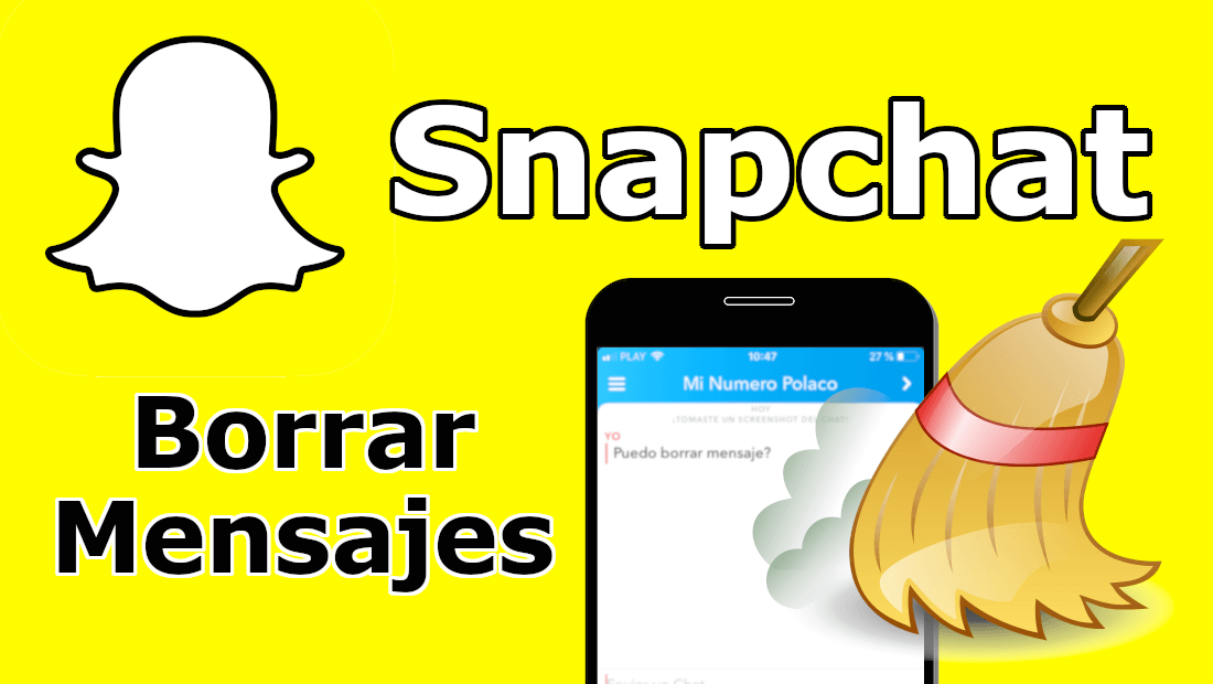 como borrar los mensajes en los chats de Snapchat