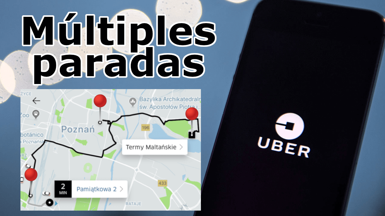 uber permite añadir varios destinos desde android o ios