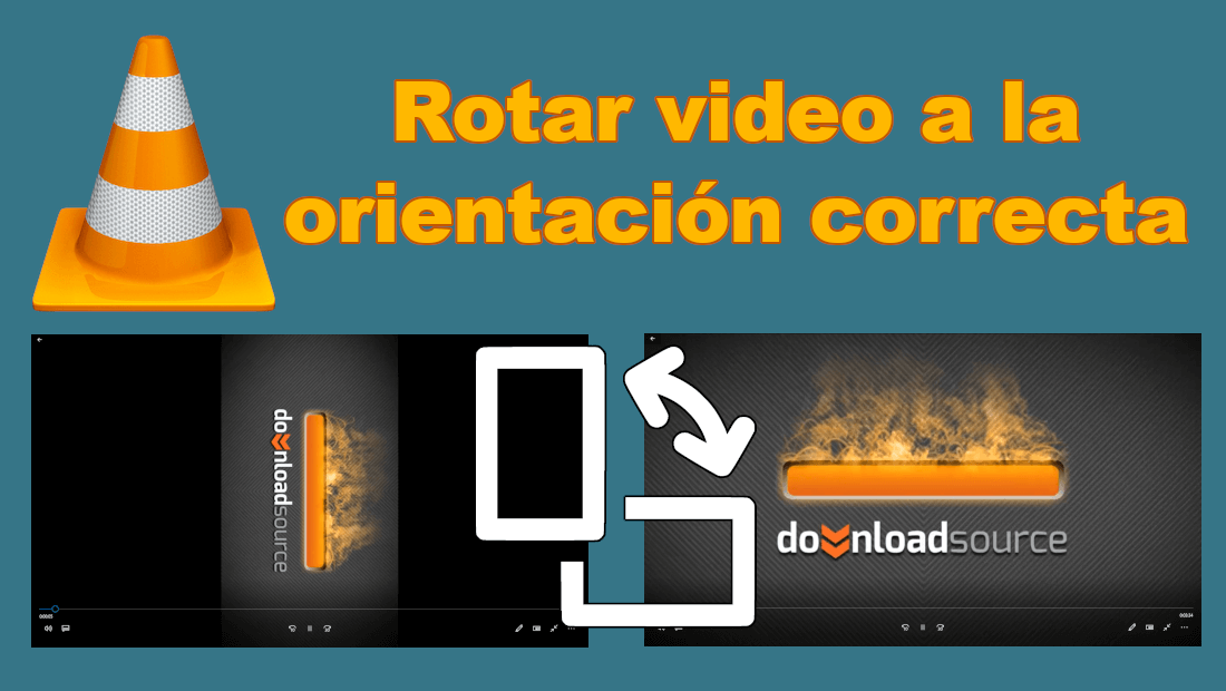 como rotar el vídeo en VLC