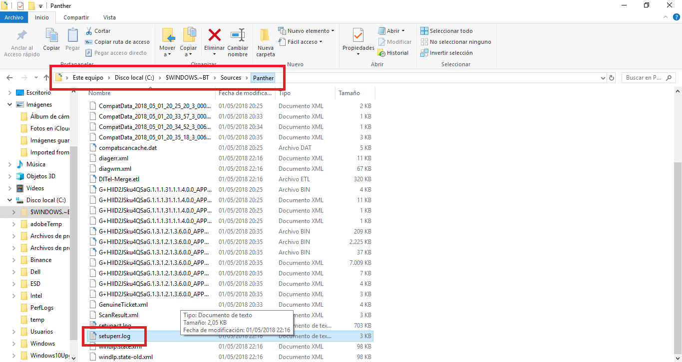 Windows 10 a Spring Creators error de actualizacion con solucion