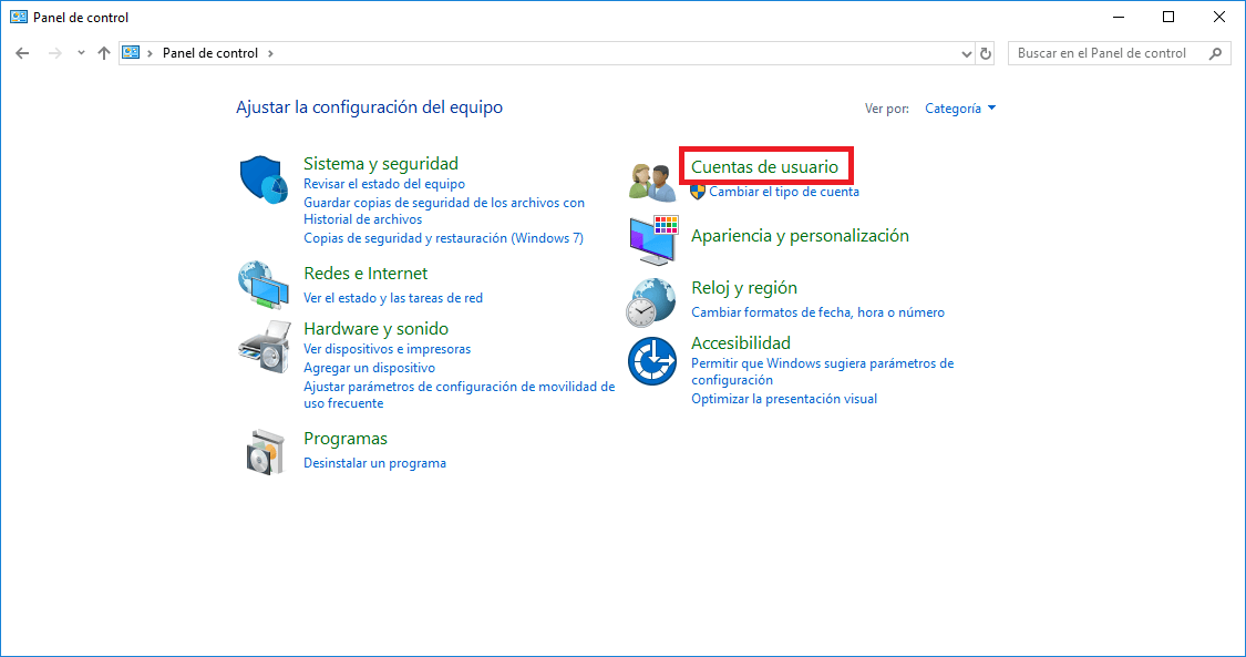 windows 10 cambiar el nombre de usuario