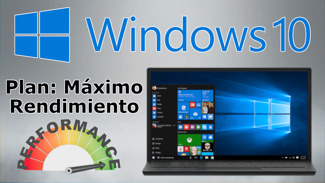 activar el modo alto rendimiento de windows 10