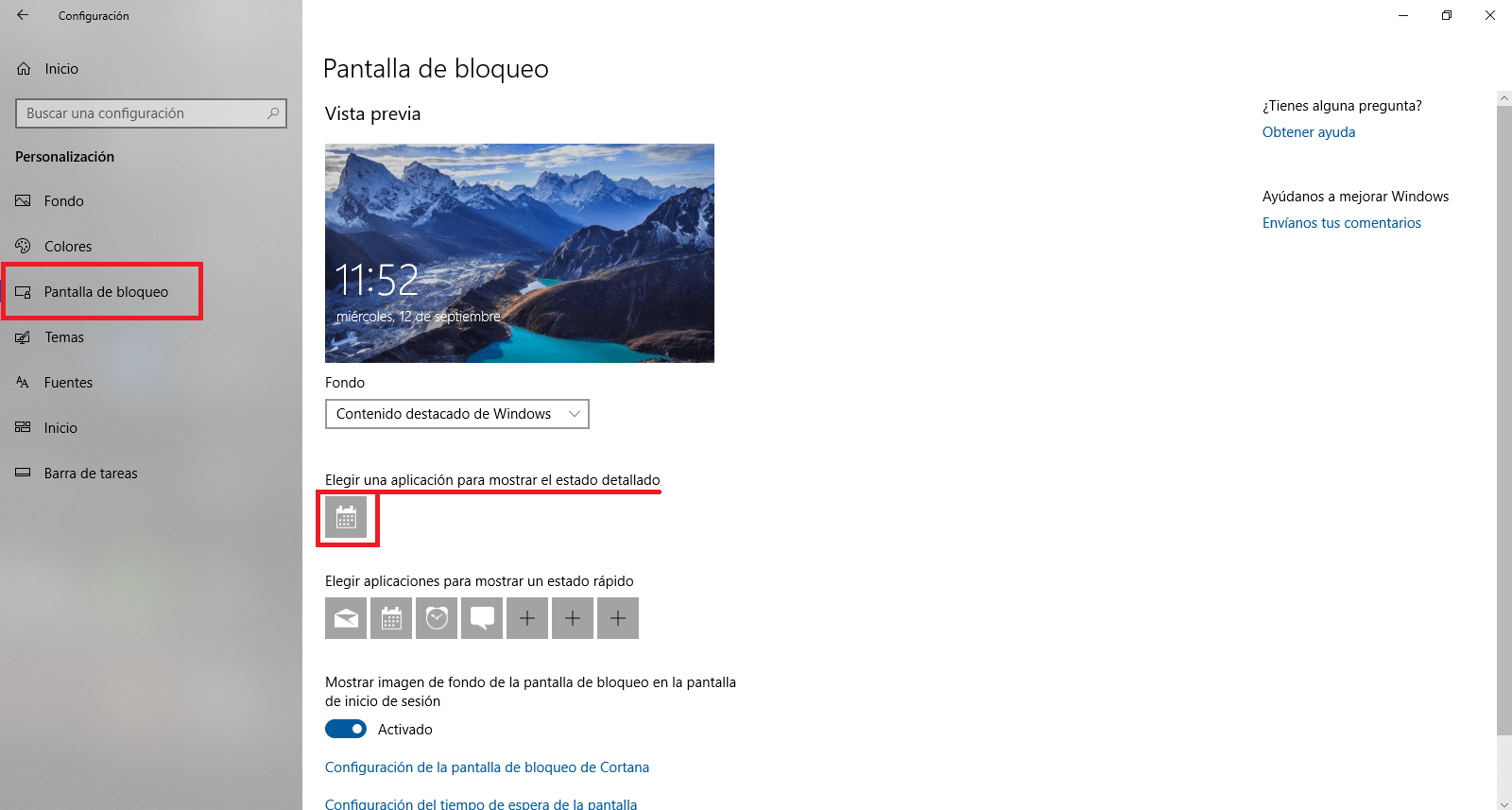 desactivar las notificaciones de cumpleaños de Windows 10