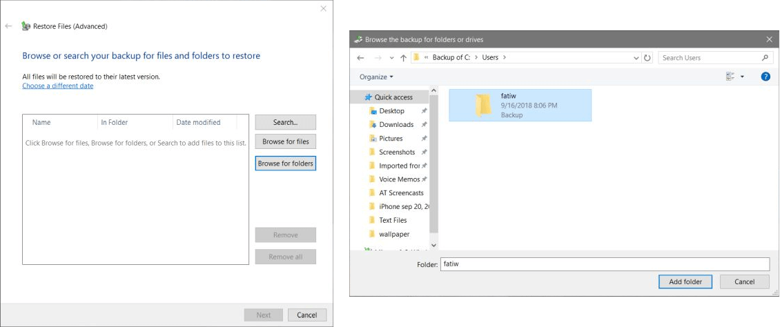 como crear una copia de seguridad de tu perfil de usuario de Windows 10