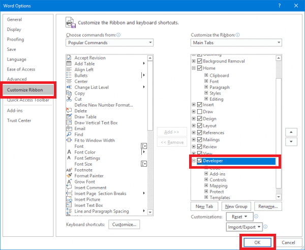 Puedes crear un formulario con Microsoft Word