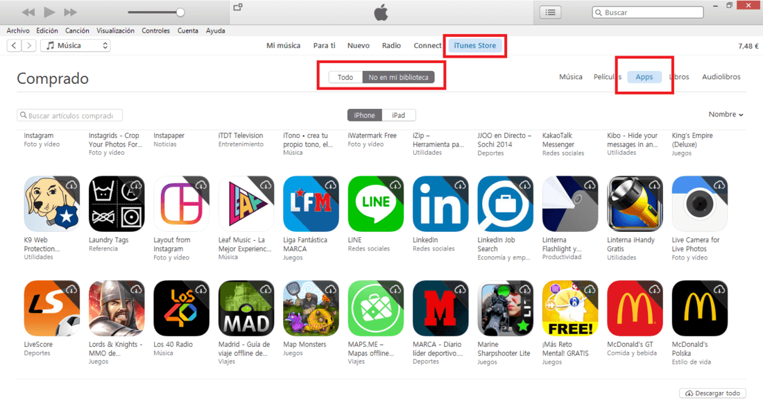 conocer todas las apps instaladas en nuestro iOS