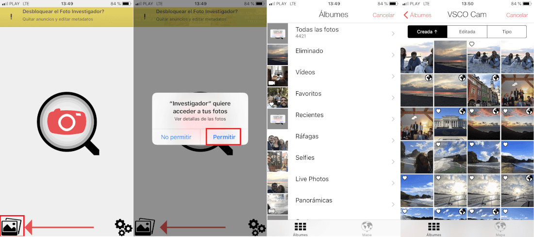 como hacer visualizar los metadatos de las fotos de tu iPhone o ipad