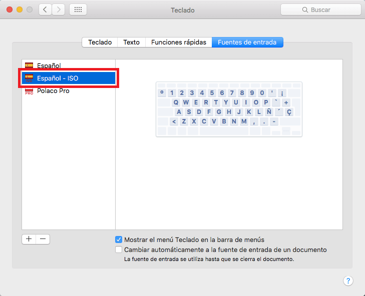 acentuar vocales en MacOS