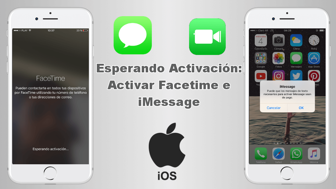 Como solucionar Esperando Activación en iMessage y FaceTime