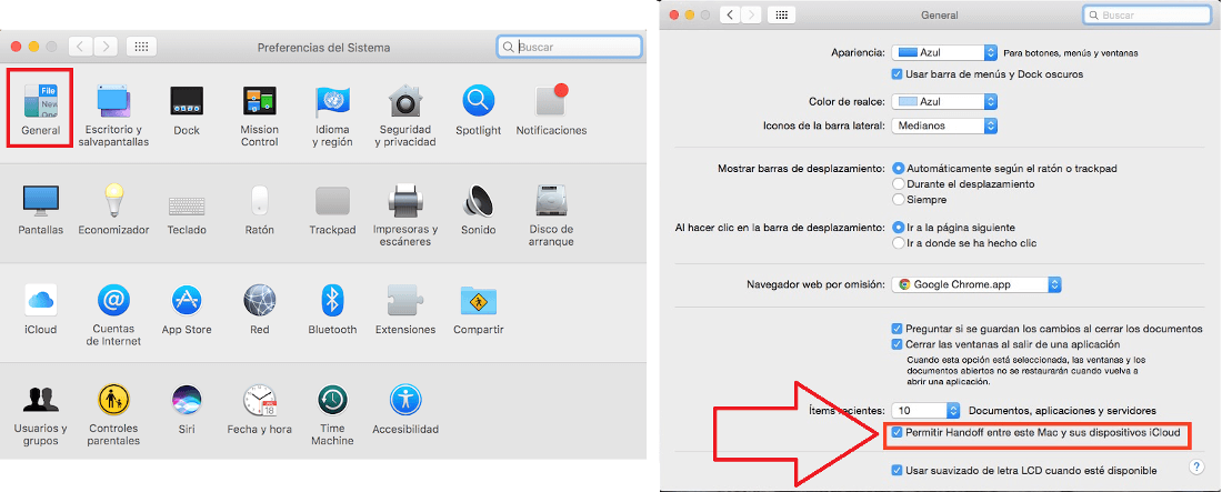 no compartir contenidos entre iPhone con iOS y MacOS de Mac