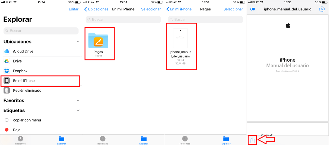 añadir etiquetas a los archivos guardados en la app Archivos de iOS 11