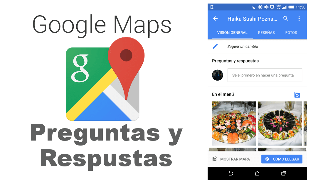 Preguntas y respuestas en Google Maps