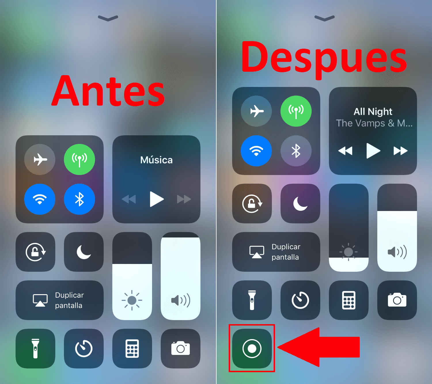 grabar pantalla de tu iPhone con iOS 11 sin instalar apps