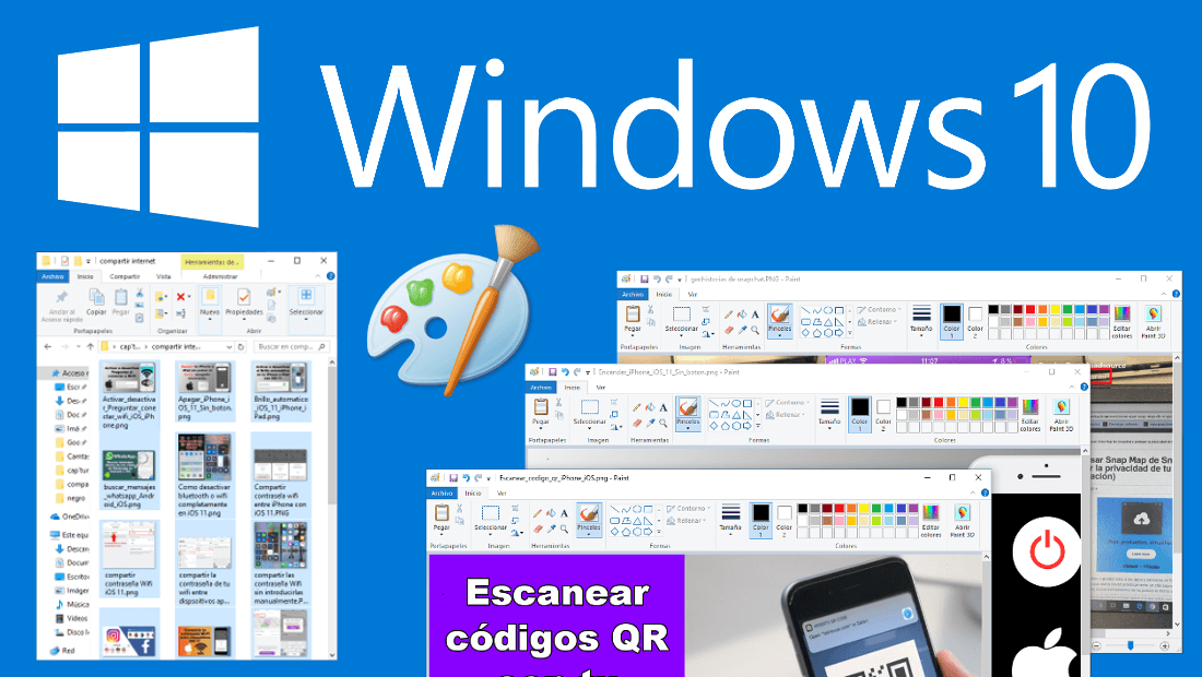 como abrir varios archivos al mismo tiempo con Paint