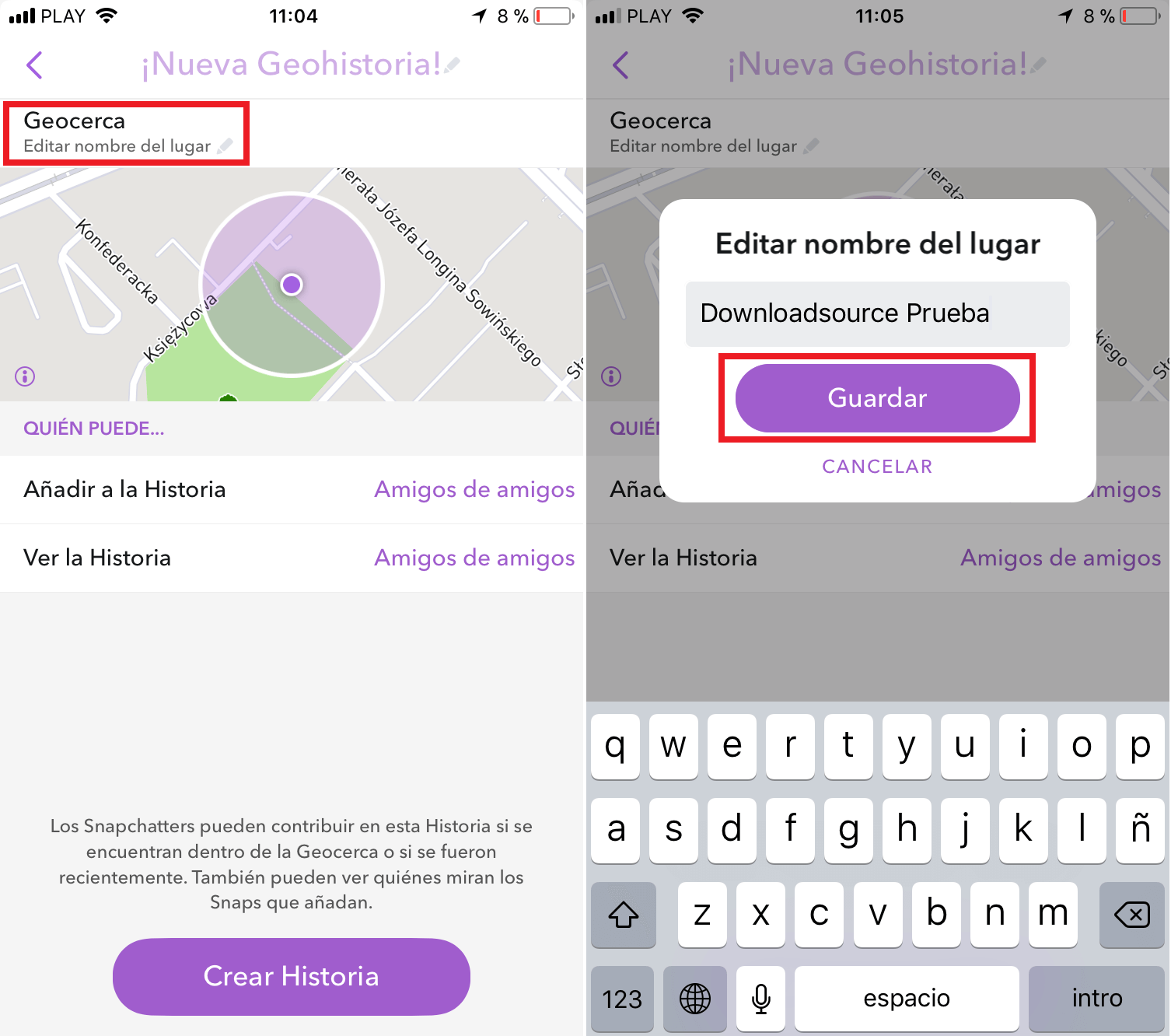 como crear historias de snapchat basadas en tu localizacion