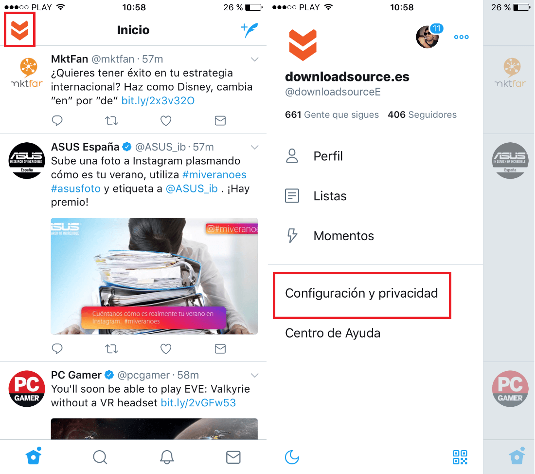 evitar Tweets con palabras específicas en tu app de Twitter ya sea iOS o Android