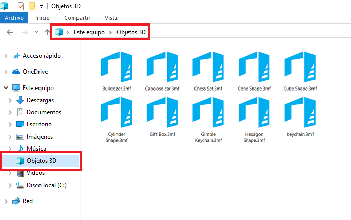 Borrar la carpeta Objetos 3D del Explorador de Archivos de Windows 10