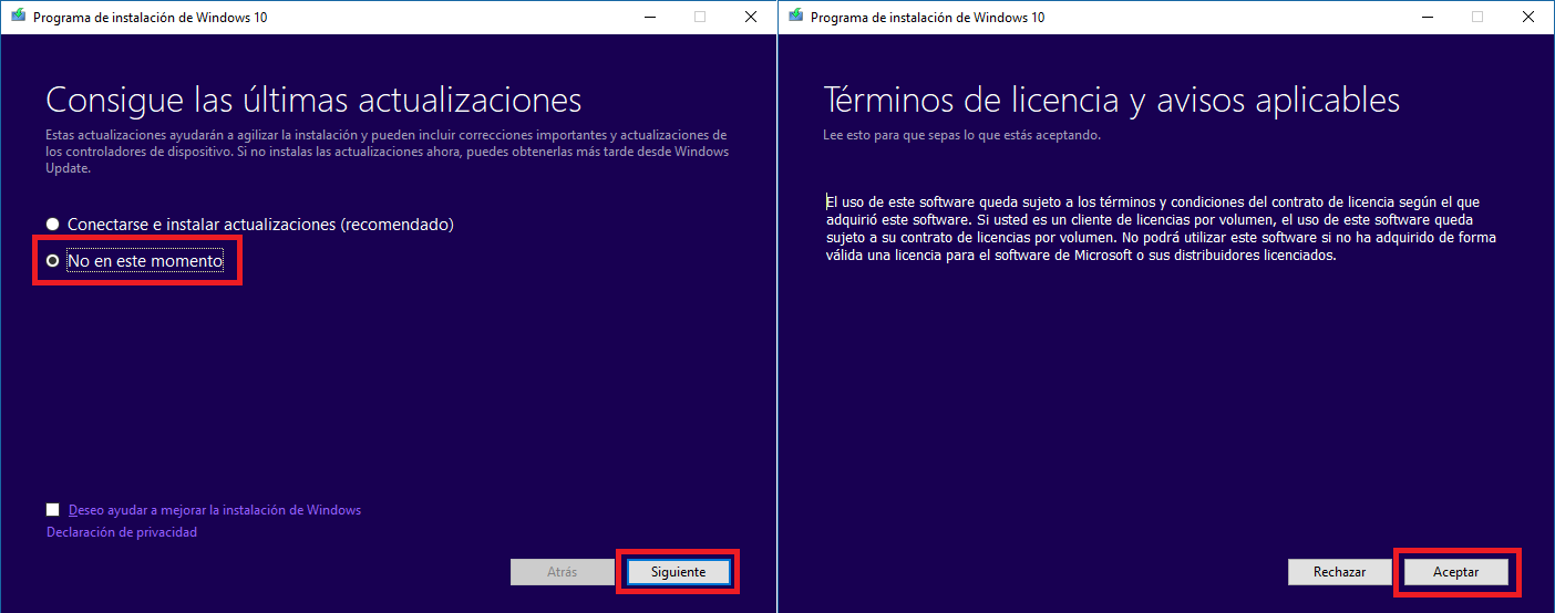 solucionar la actualización del sistema operativo Windows 10 Fall creators