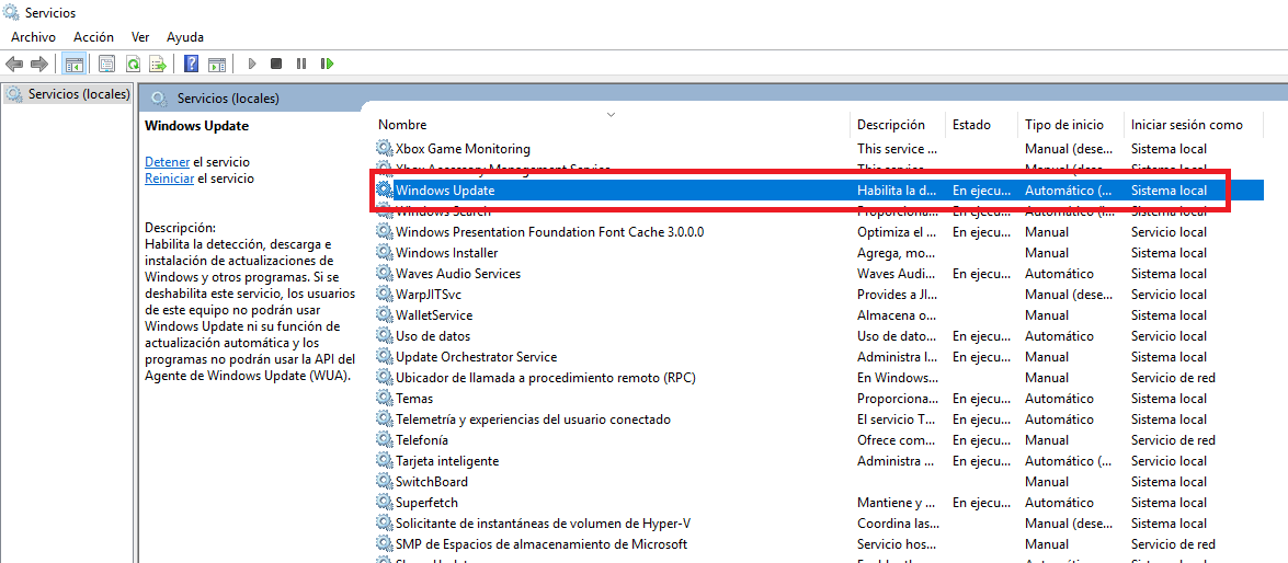 No pudimos establecer la conexión para descargar las actualizaciones. Lo intentaremos de nuevo más tarde, o puedes buscarlas ahora en windows 10