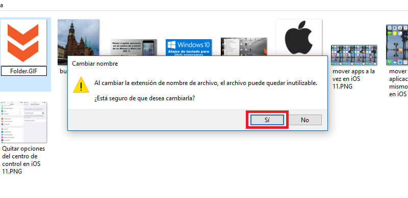 mostrar una imagen distinta en las carpetas de Windows