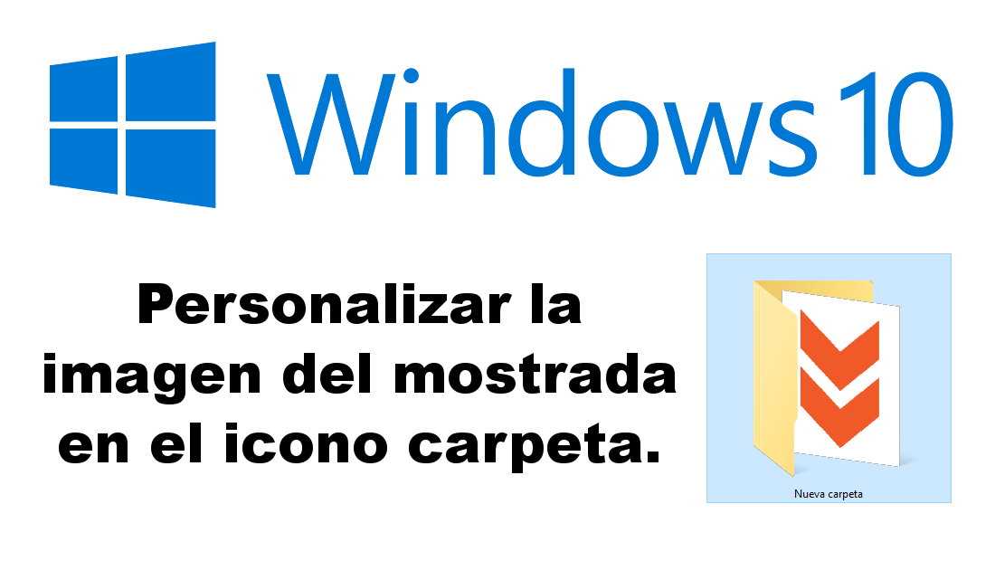 Macadán Definir juguete Como indicar la imagen a mostrar en el icono de carpeta en Windows 10, 8 o  7.