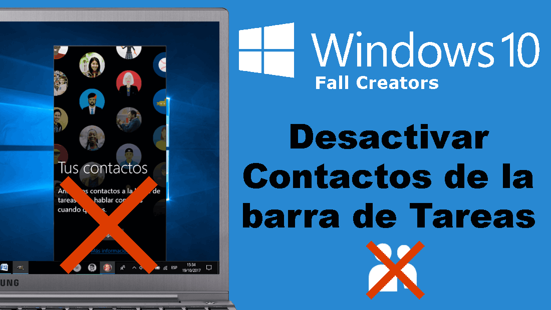 desactivar los contactos de la barra de tareas en windows 10 fall creators