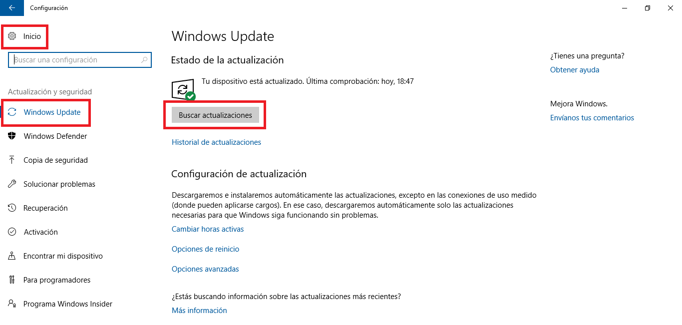 forzar la actualización a Windows 10 fall creators
