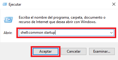 evitar las deshabilitacion de programas en el inicio de windows 10