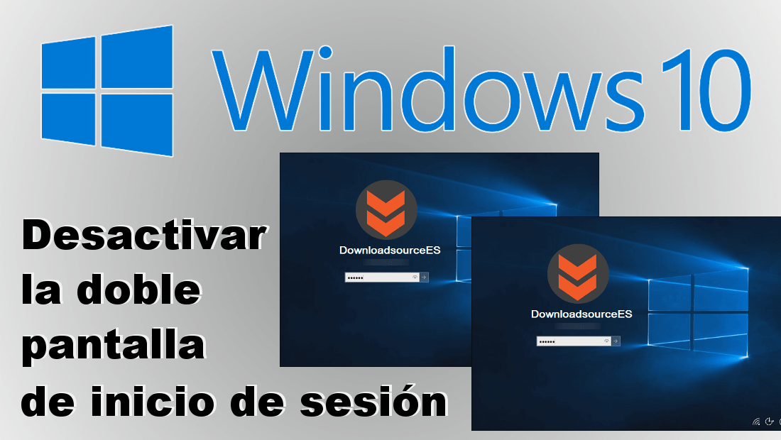 como desactivar la doble pantalla de inicio de sesión en Windows 10 Fall Creators