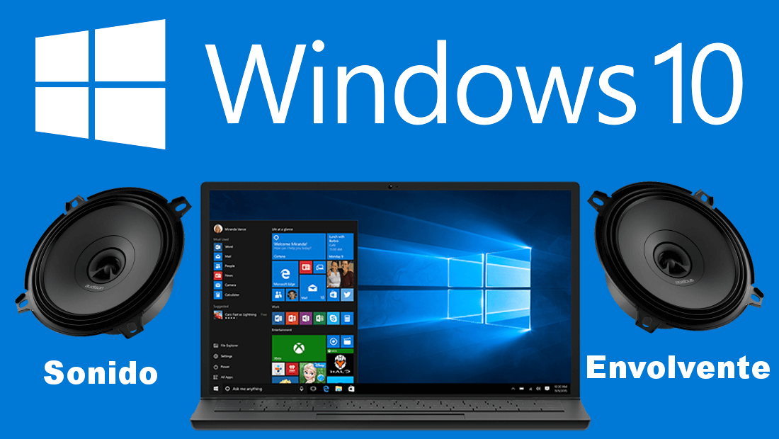 como activar el sonido envolvente en ordenadores con windows 10