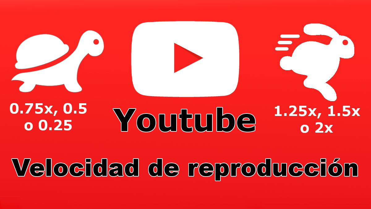 Como reproducir videos de la app de Youtube en diferentes velocidades