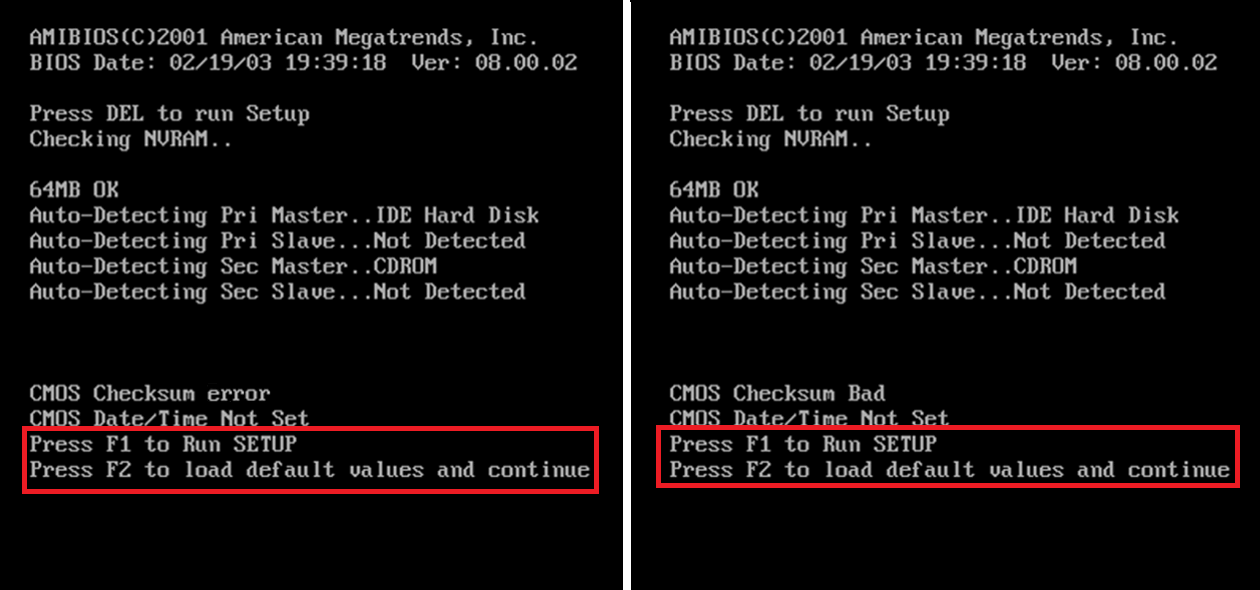 CMOS Checksum bad como solucionar el error en PC con Windows