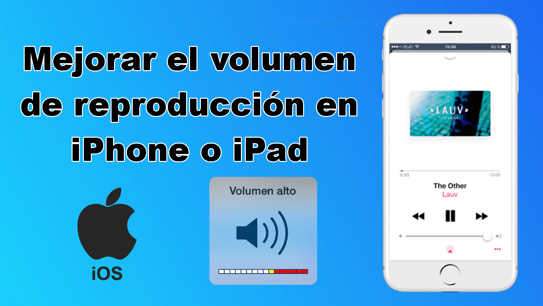 como mejorar el volumen de iPhone