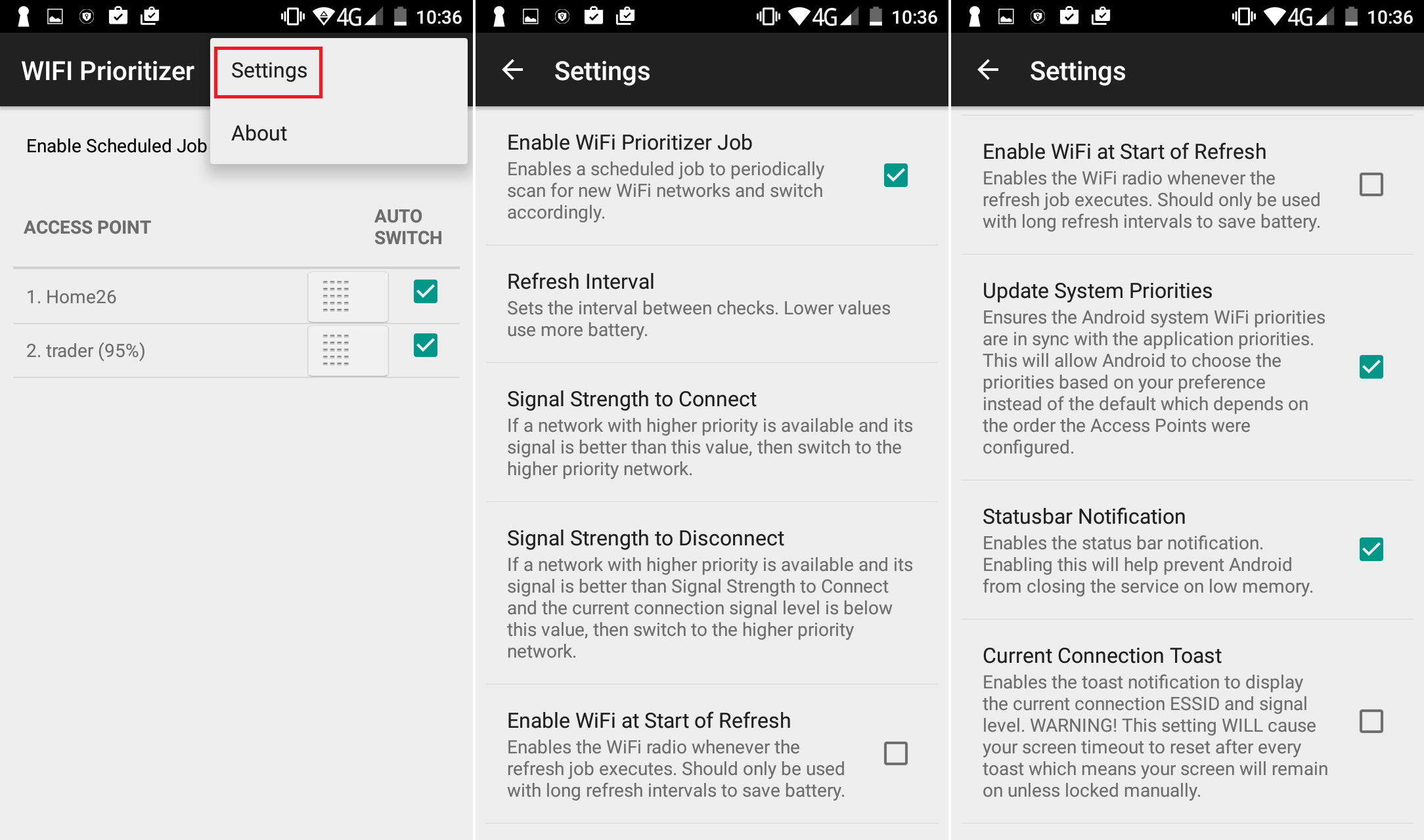 decidir a que red Wfi conectar primero en Android