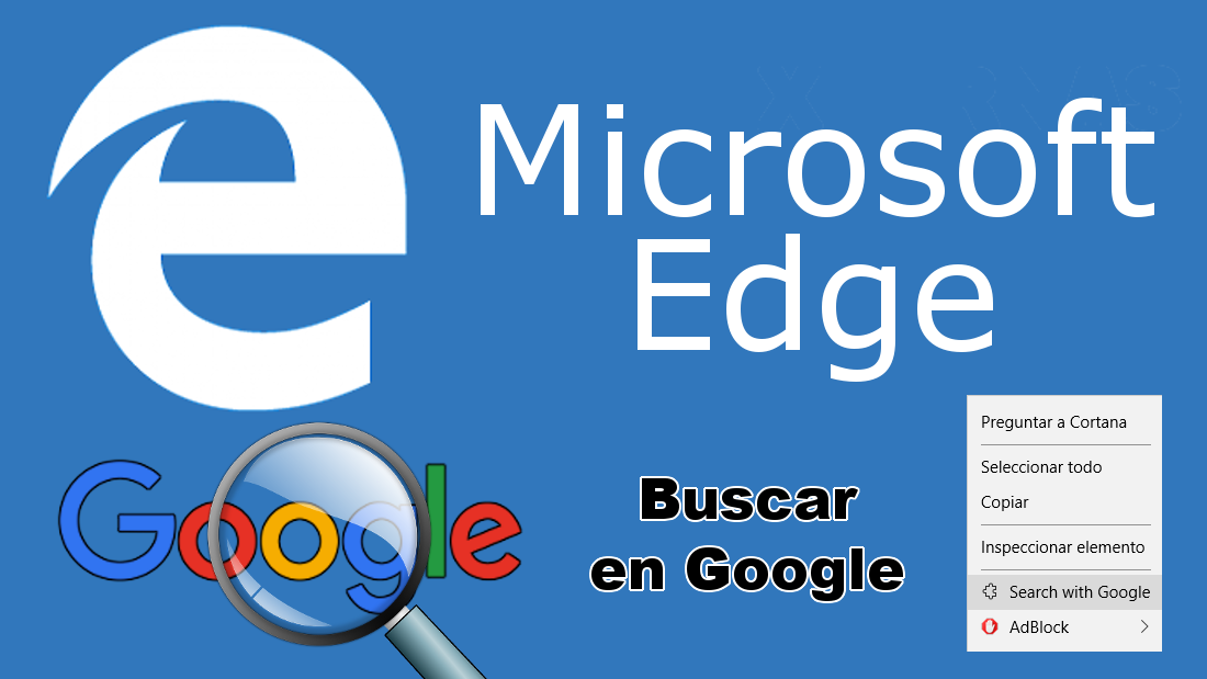 instalar la opción Buscar en Google en microsoft Edge