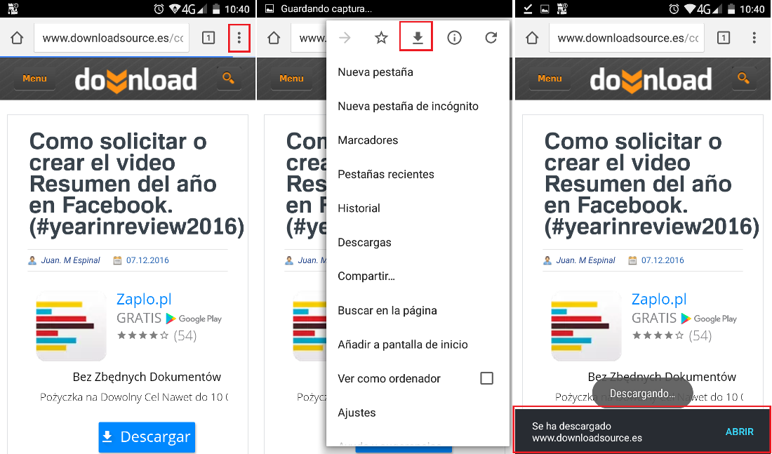 visita sitios web sin conexion a internet en google chrome para Android