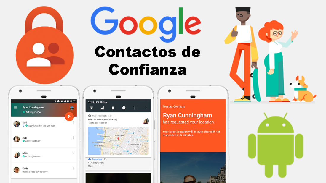 Google te permite ubicar a tus contactos de confianza