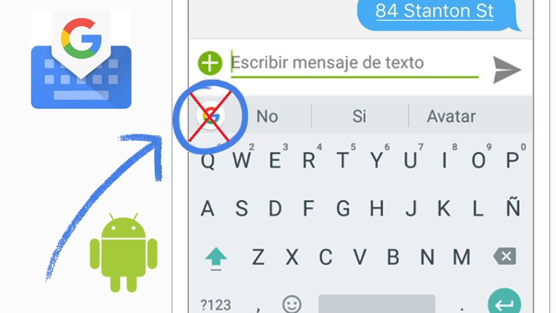 Maneras activar desactivar el “G” del teclado de tu Android. (Búsqueda de Google)