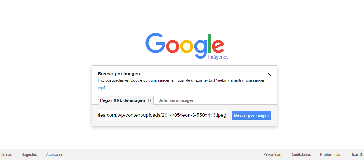 Busqueda inversa en google mediante imagenes