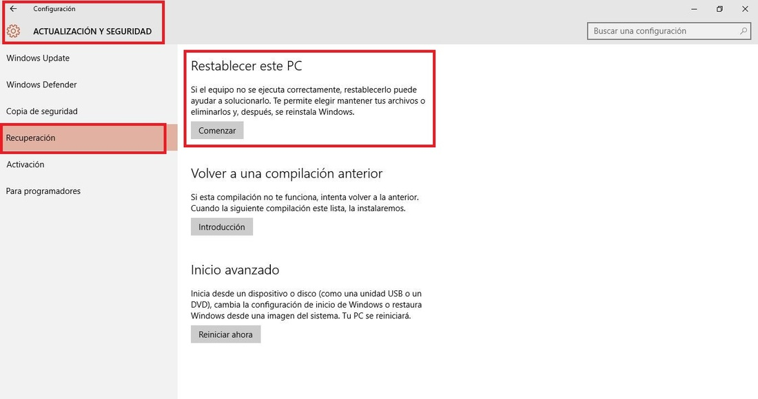 volver a los valores predeterminados del registro de windows 10