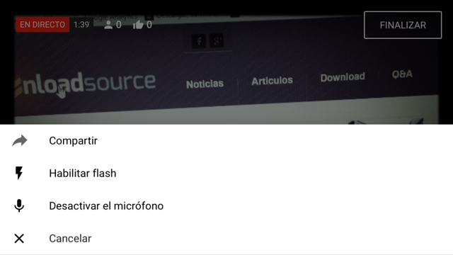 retransmitir video en directo en youtube desde tu telefono android e ios