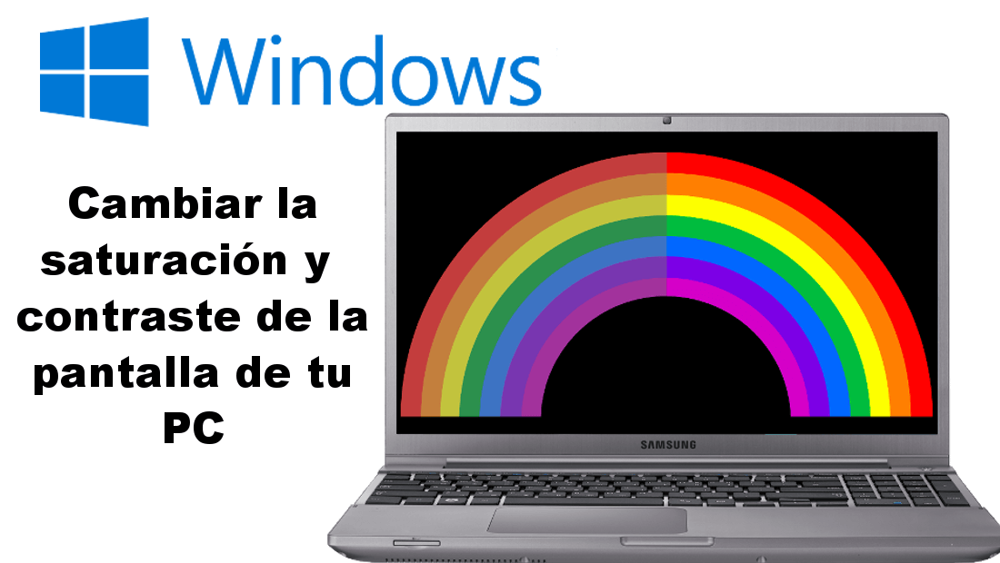 como personalizar los colores de la pantalla de tu ordenador con Windows 10