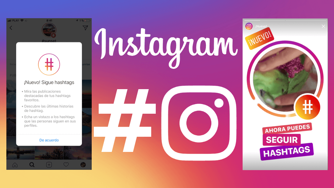 como seguir un hashtag en Instagram tanto en dispositivo iOS como Android