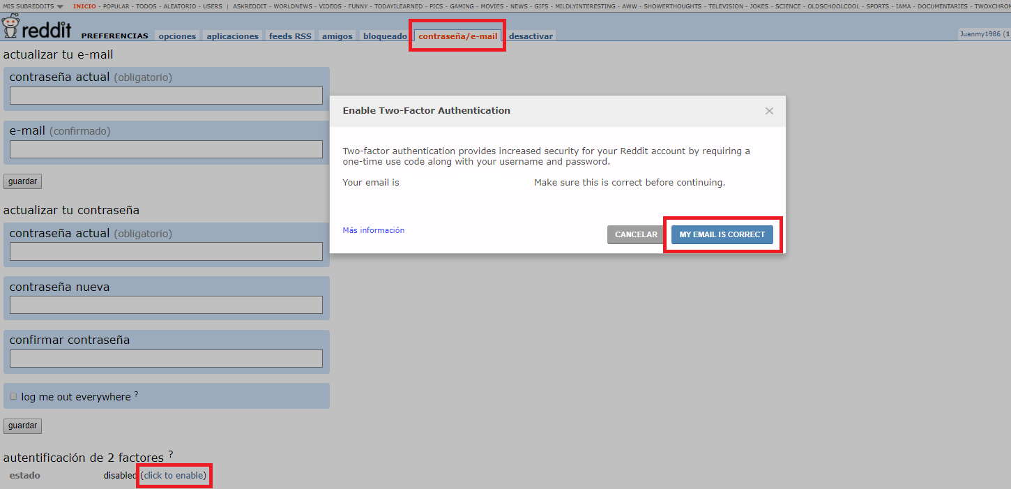 aumenta la seguridad de reddit con la verificacion de dos pasos